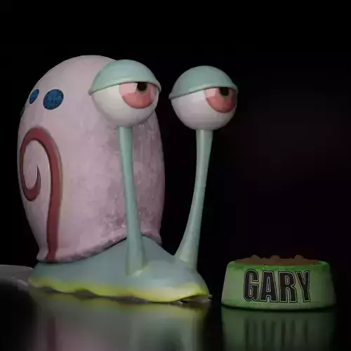 Gary From SpongeBob Free 3D model