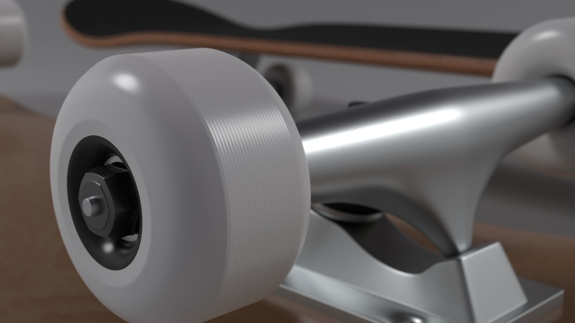 Realistic Skateboard High Poly 3D model with 4K textures  Free 3D model_6