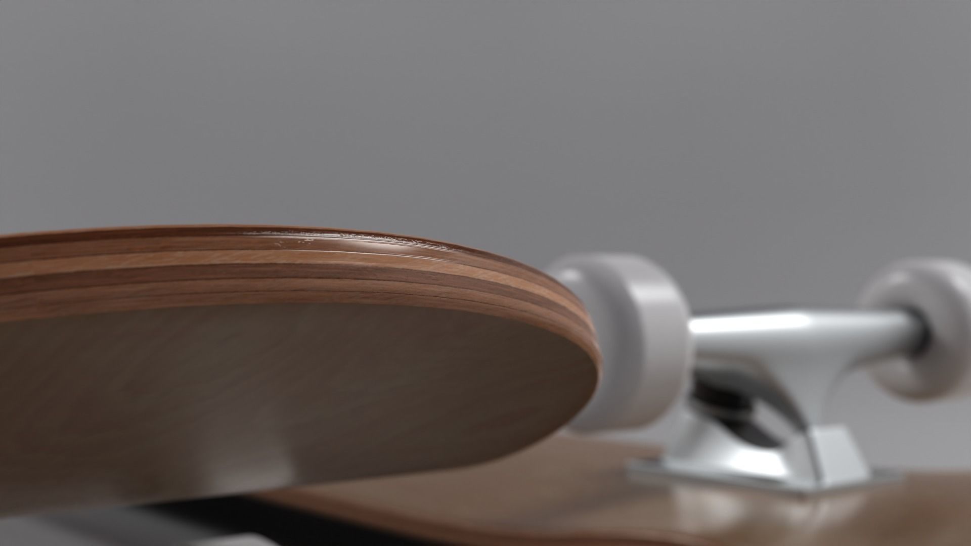Realistic Skateboard High Poly 3D model with 4K textures  Free 3D model_4