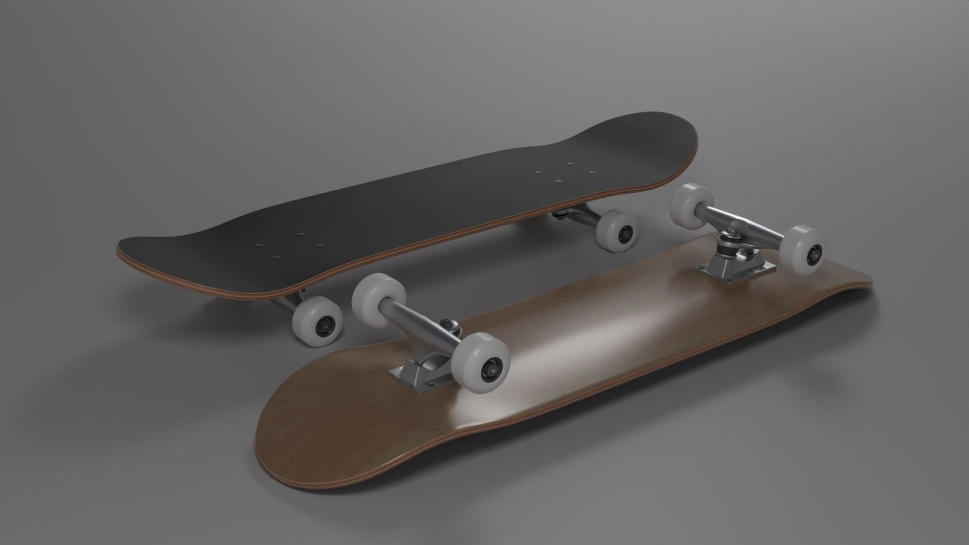 Realistic Skateboard High Poly 3D model with 4K textures  Free 3D model_2