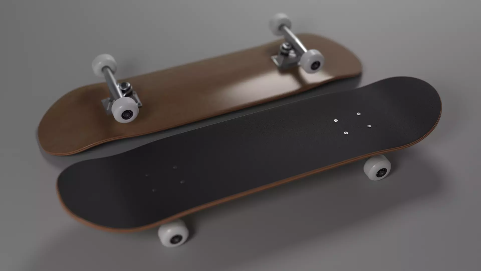Realistic Skateboard High Poly 3D model with 4K textures  Free 3D model_0