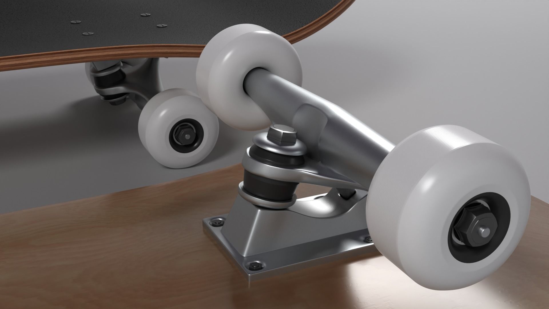 Realistic Skateboard High Poly 3D model with 4K textures  Free 3D model_5