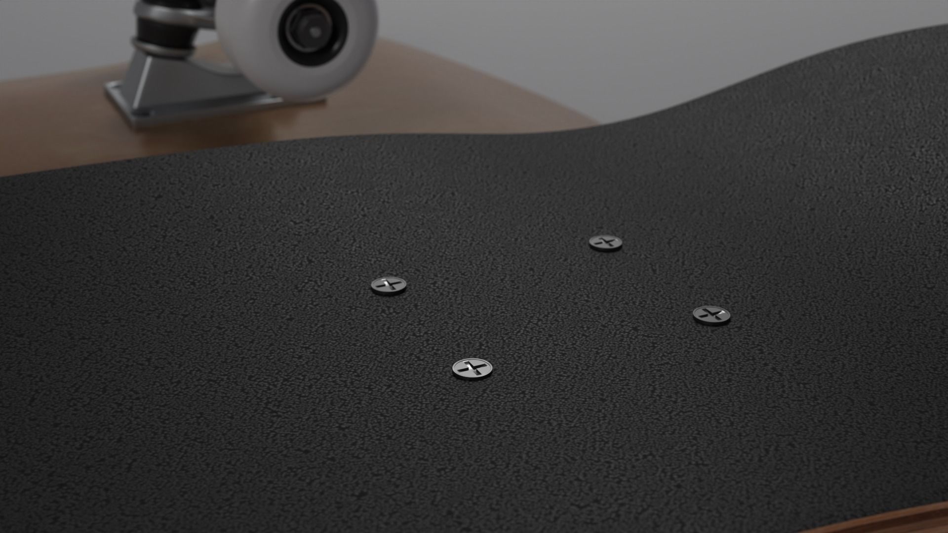 Realistic Skateboard High Poly 3D model with 4K textures  Free 3D model_8