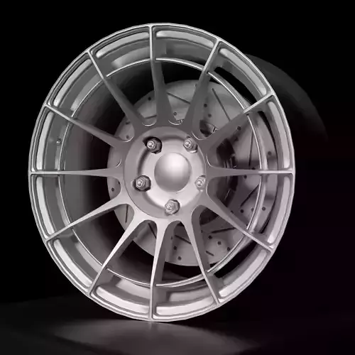 NT03RR - Wheels - Game Ready Low-poly 3D model