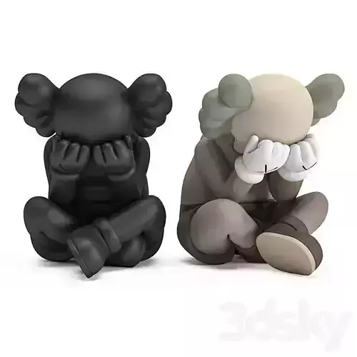 Kaws Sitting 3D model