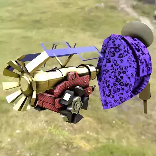 Sci-Fi Cannon 3D model