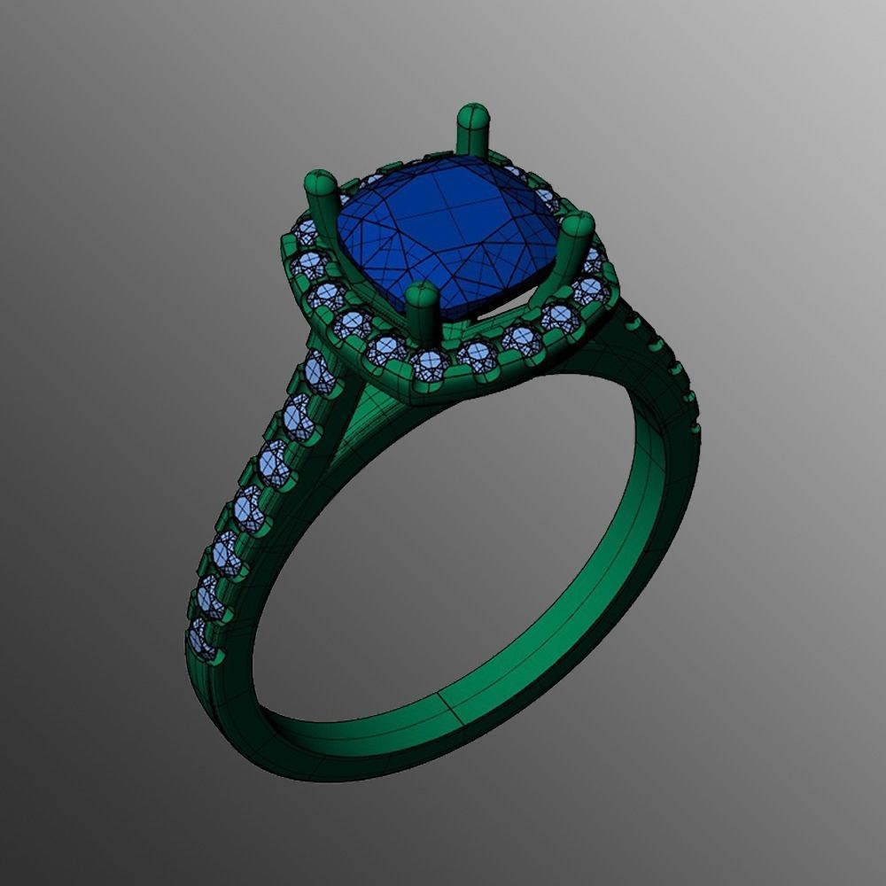 Ring iz25 3D print model_2