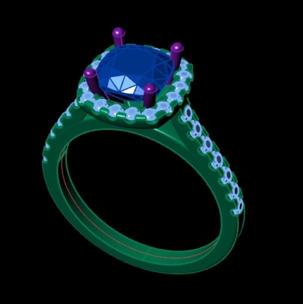 Ring iz25 3D print model_8
