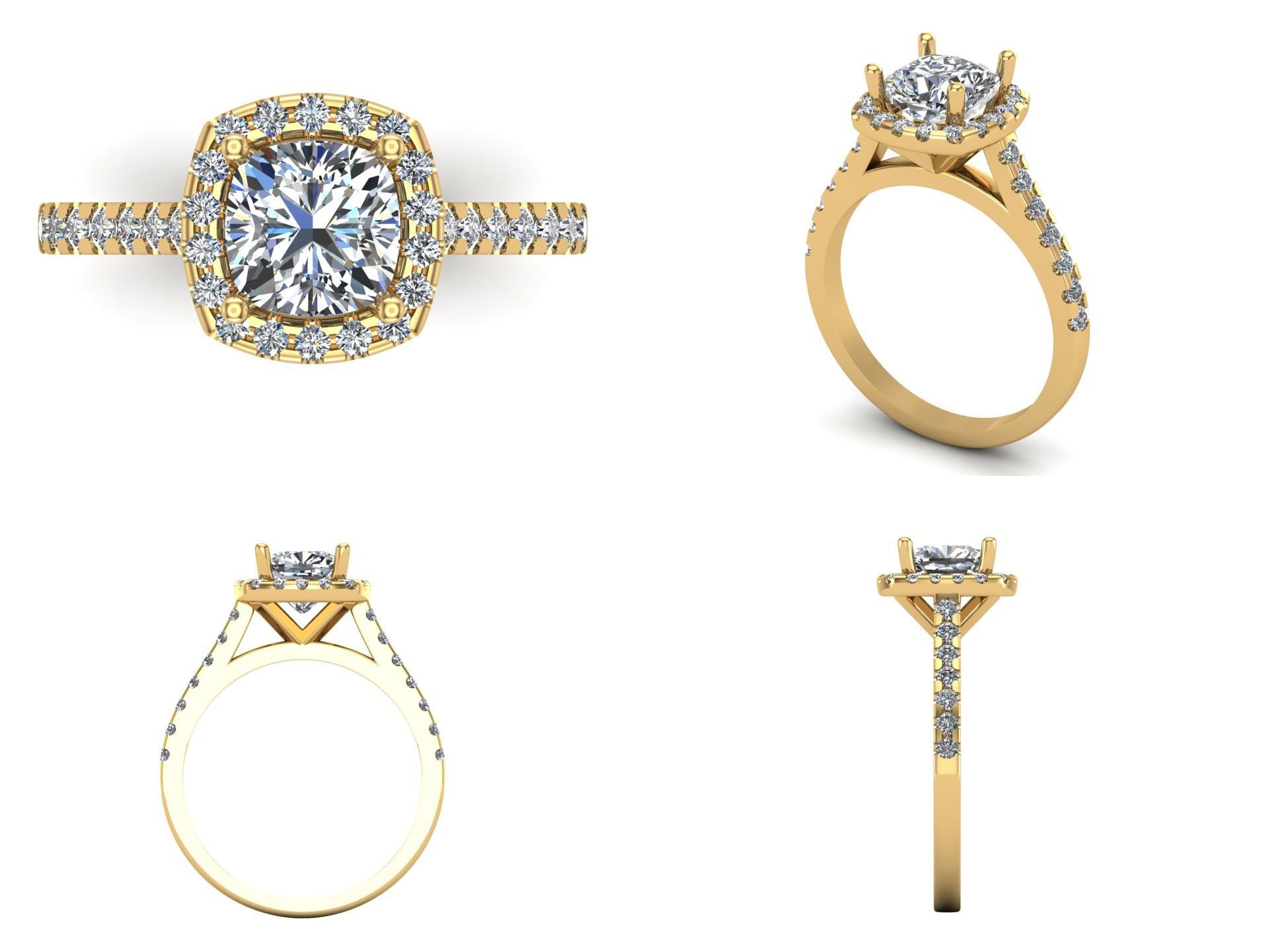 Ring iz25 3D print model_4