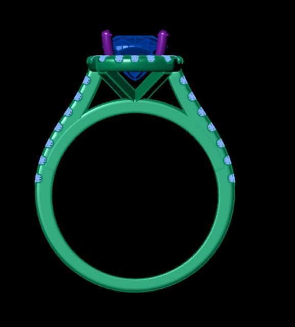 Ring iz25 3D print model_7