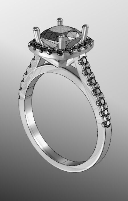 Ring iz25 3D print model_18