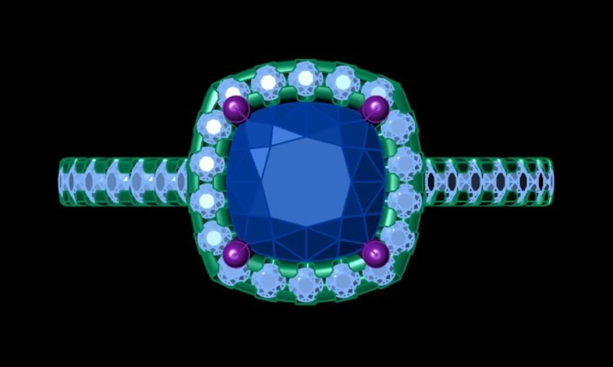 Ring iz25 3D print model_10