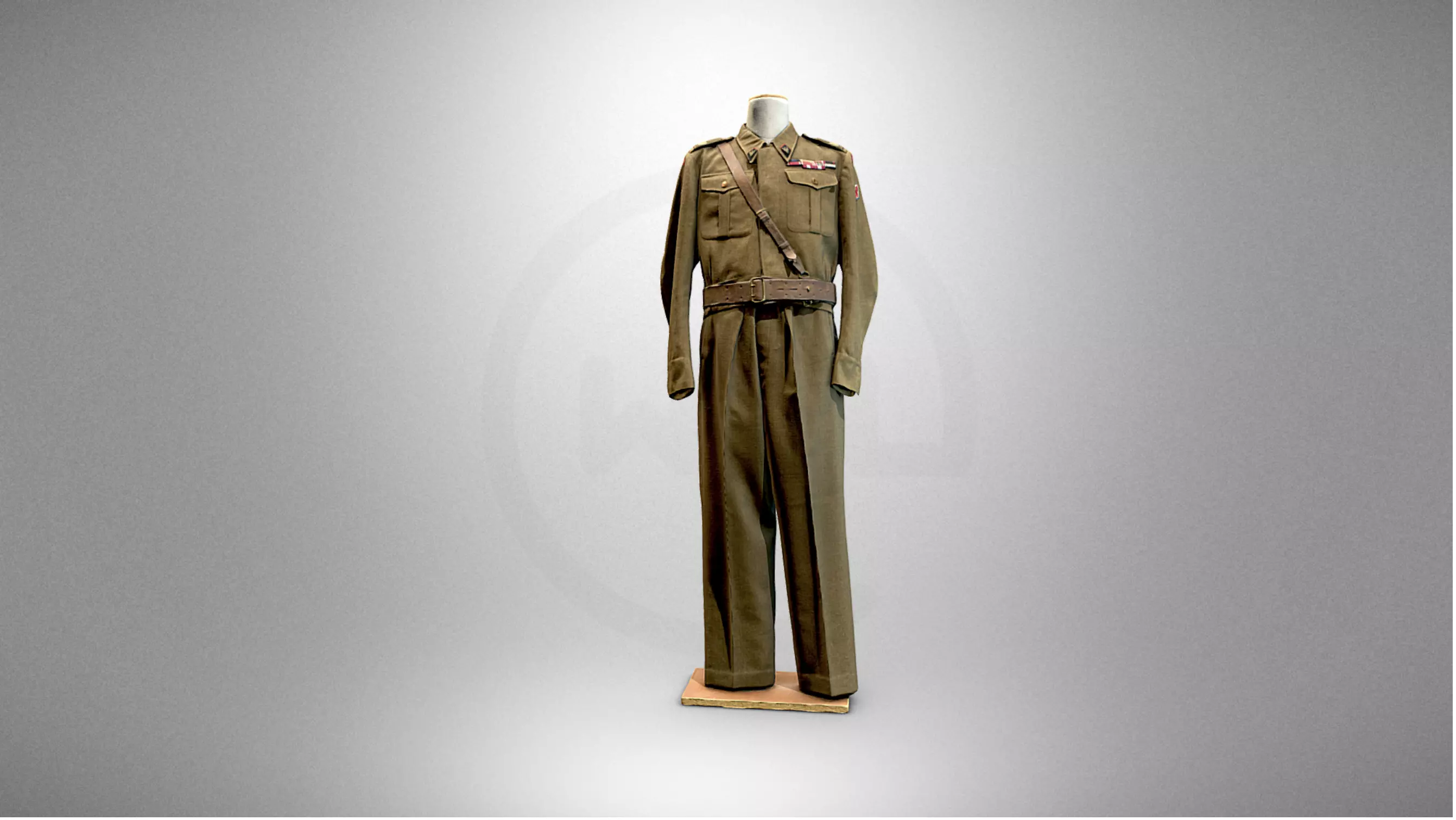 military uniform of general Jozef Giza 3D model