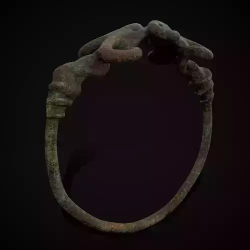 Corroded Twisted Wire Gold Ring