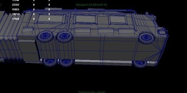 RVvehicle camouflage rv Low-poly 3D model_2