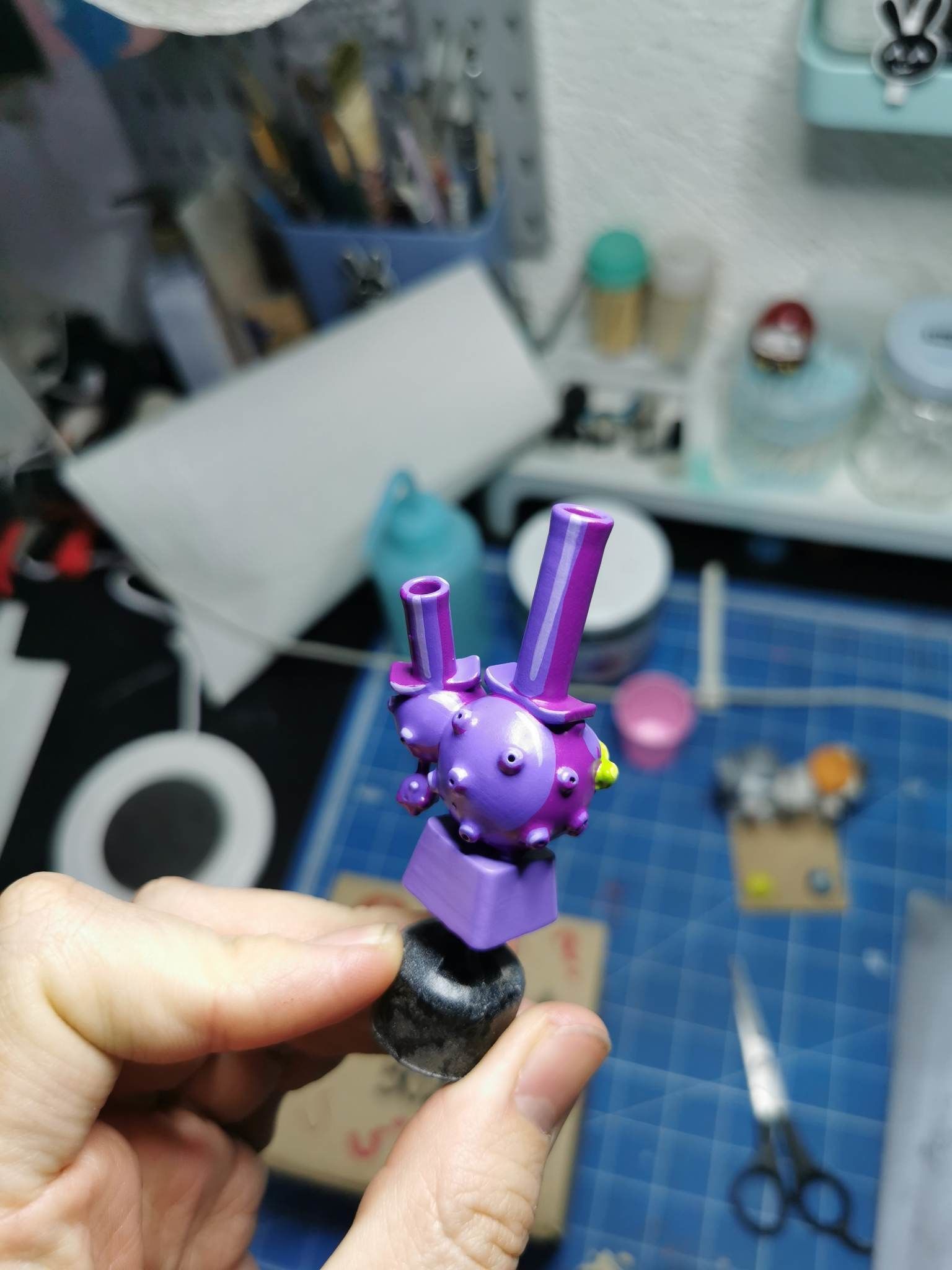 Keycap Weezing Alola 3D print model_1