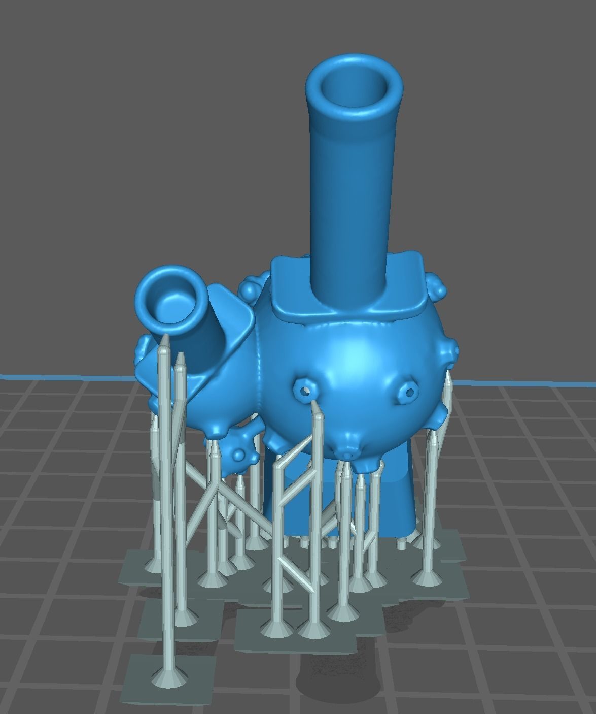 Keycap Weezing Alola 3D print model_4