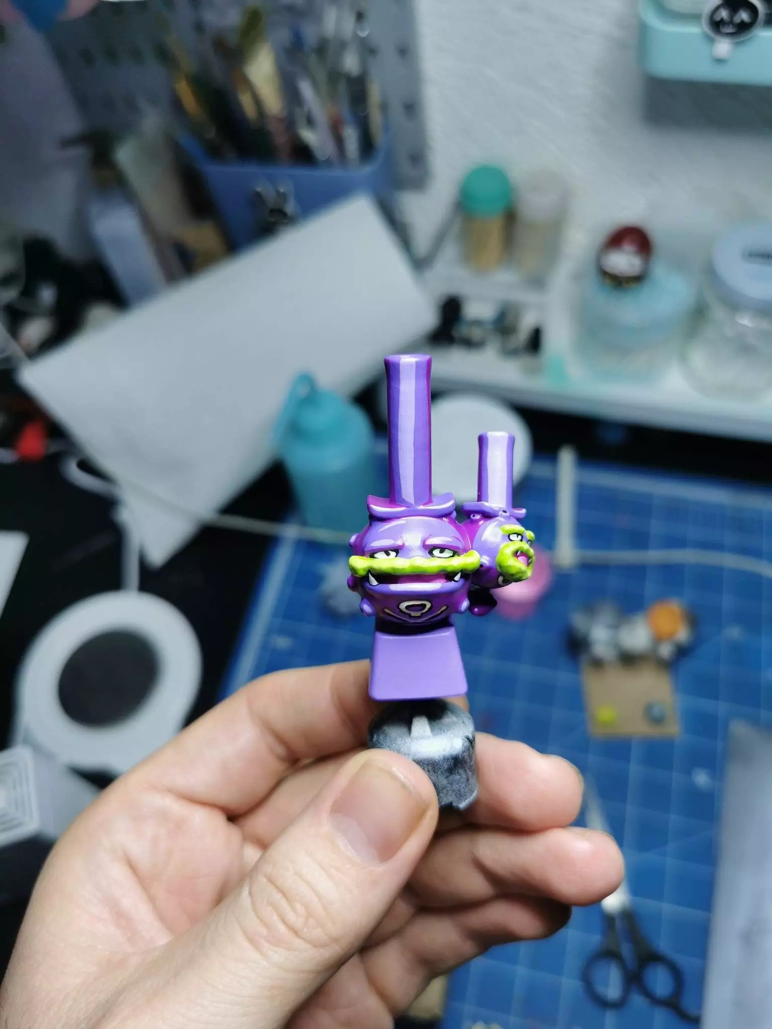 Keycap Weezing Alola 3D print model_0