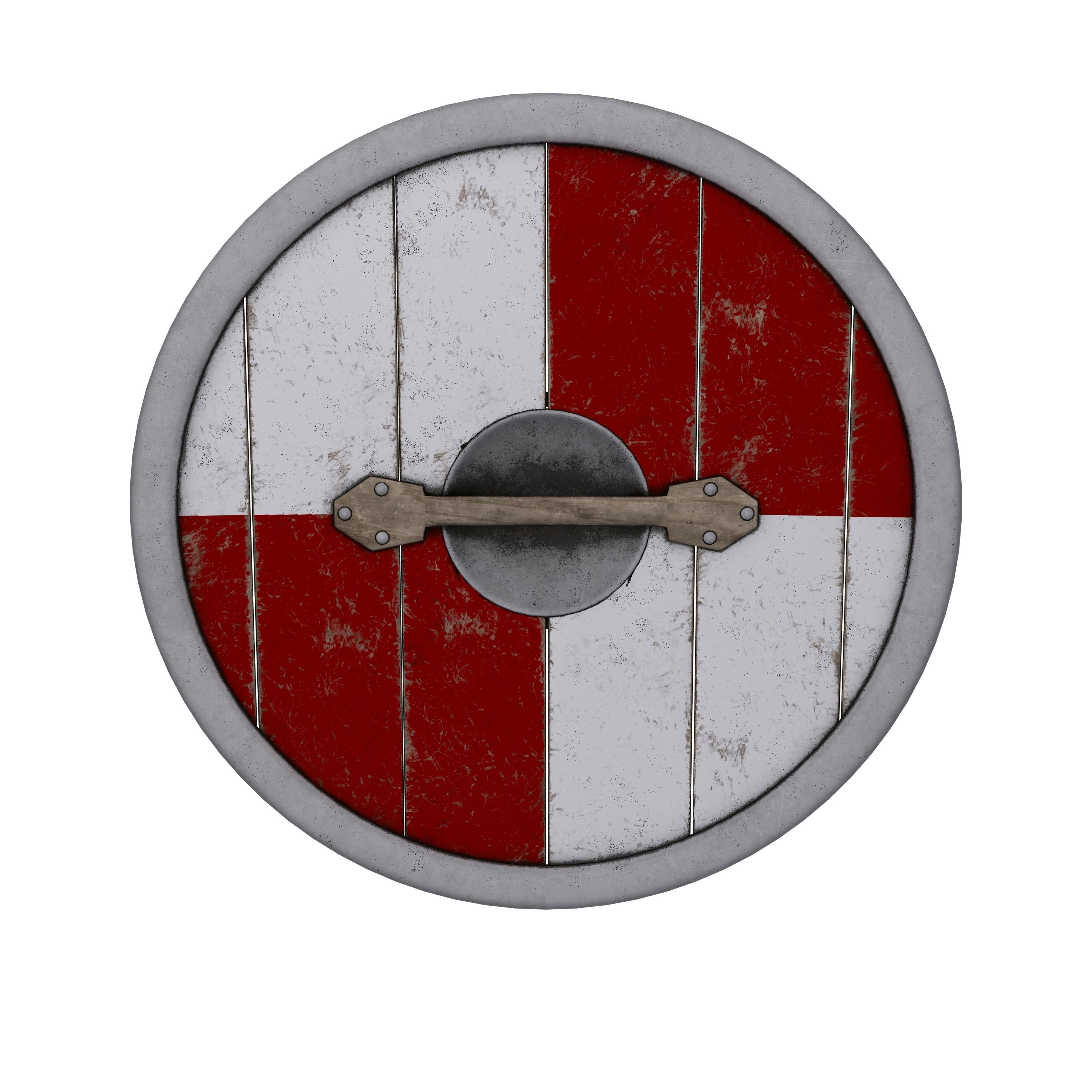 Viking shield 02 3D model_3