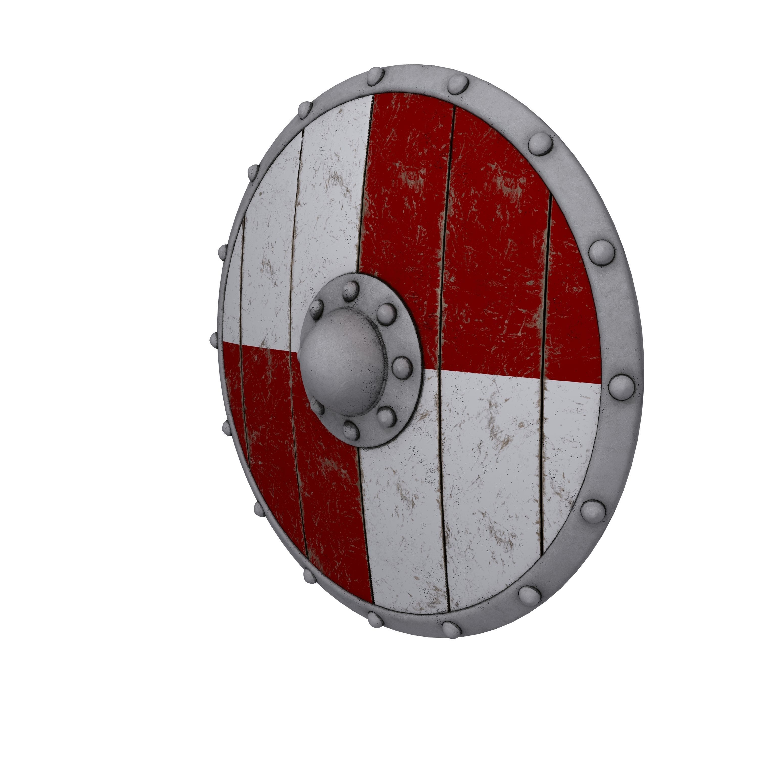 Viking shield 02 3D model_4