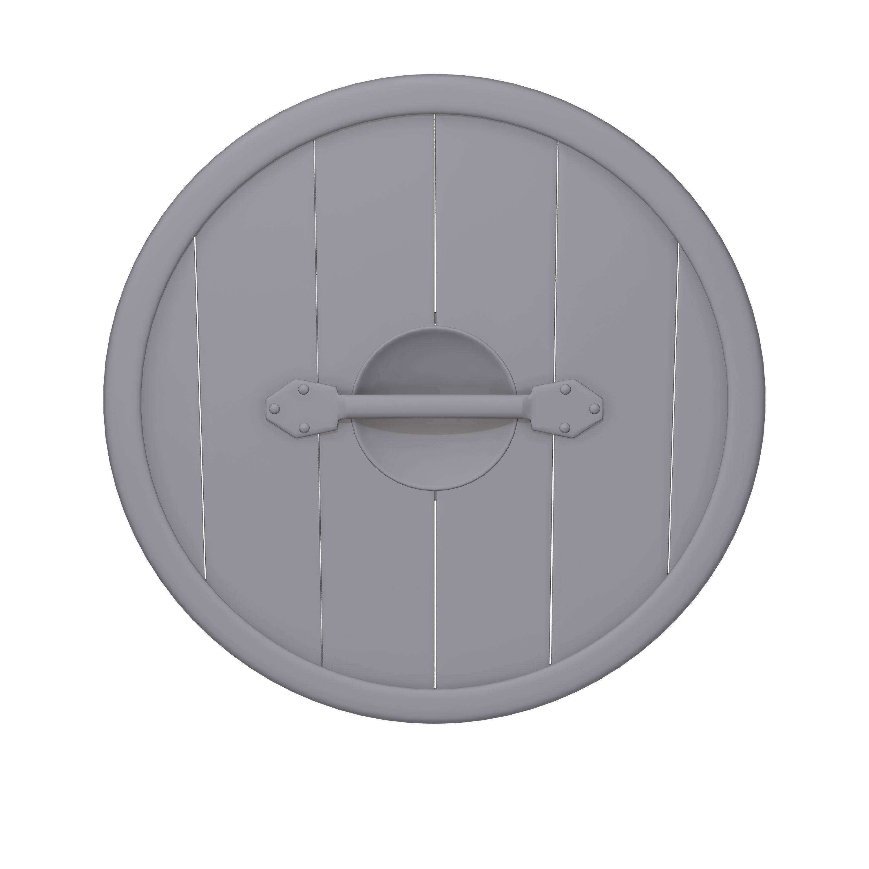 Viking shield 02 3D model_7