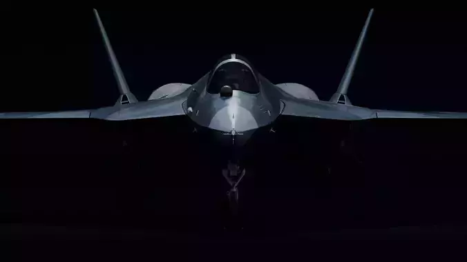 Sukhoi SU-57 fifth gen Fighter Jet 3D model