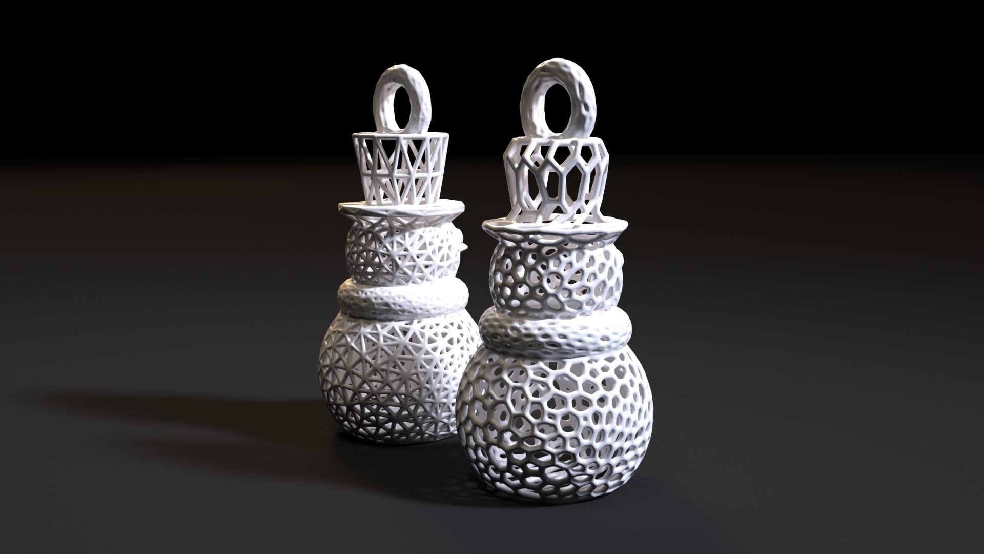 Christmas toy snowman 3D print model_4