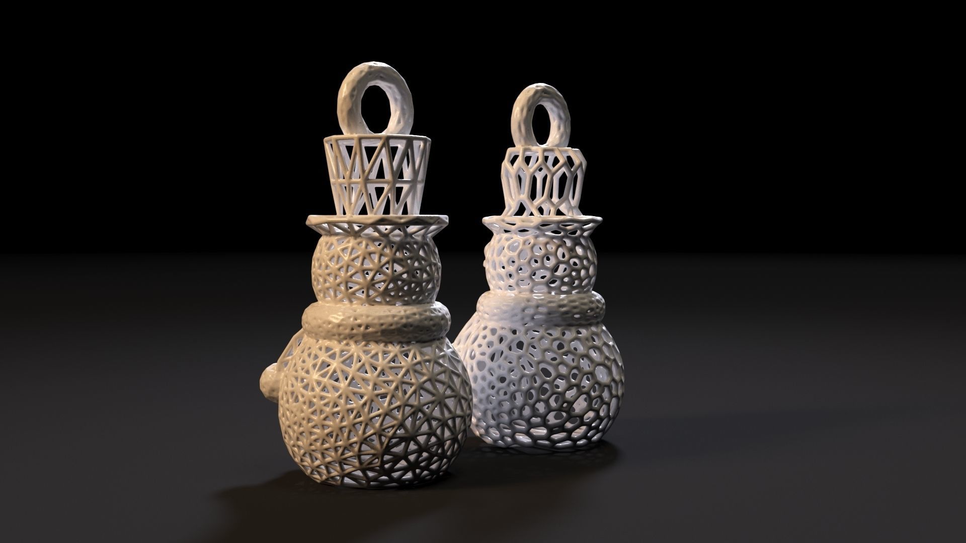 Christmas toy snowman 3D print model_2