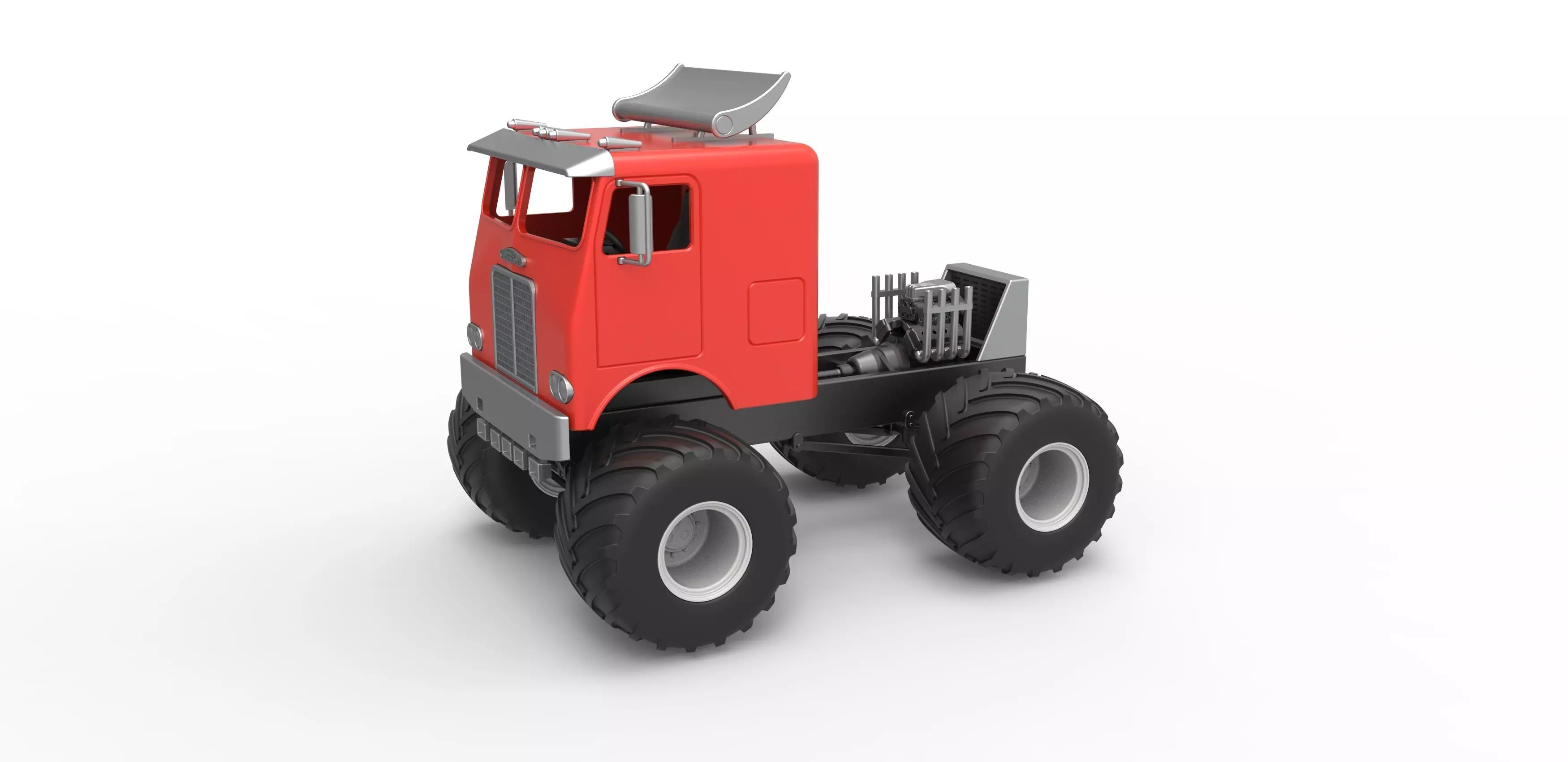 Destroyer 1 monster truck Scale 1 to 25 3D print model
