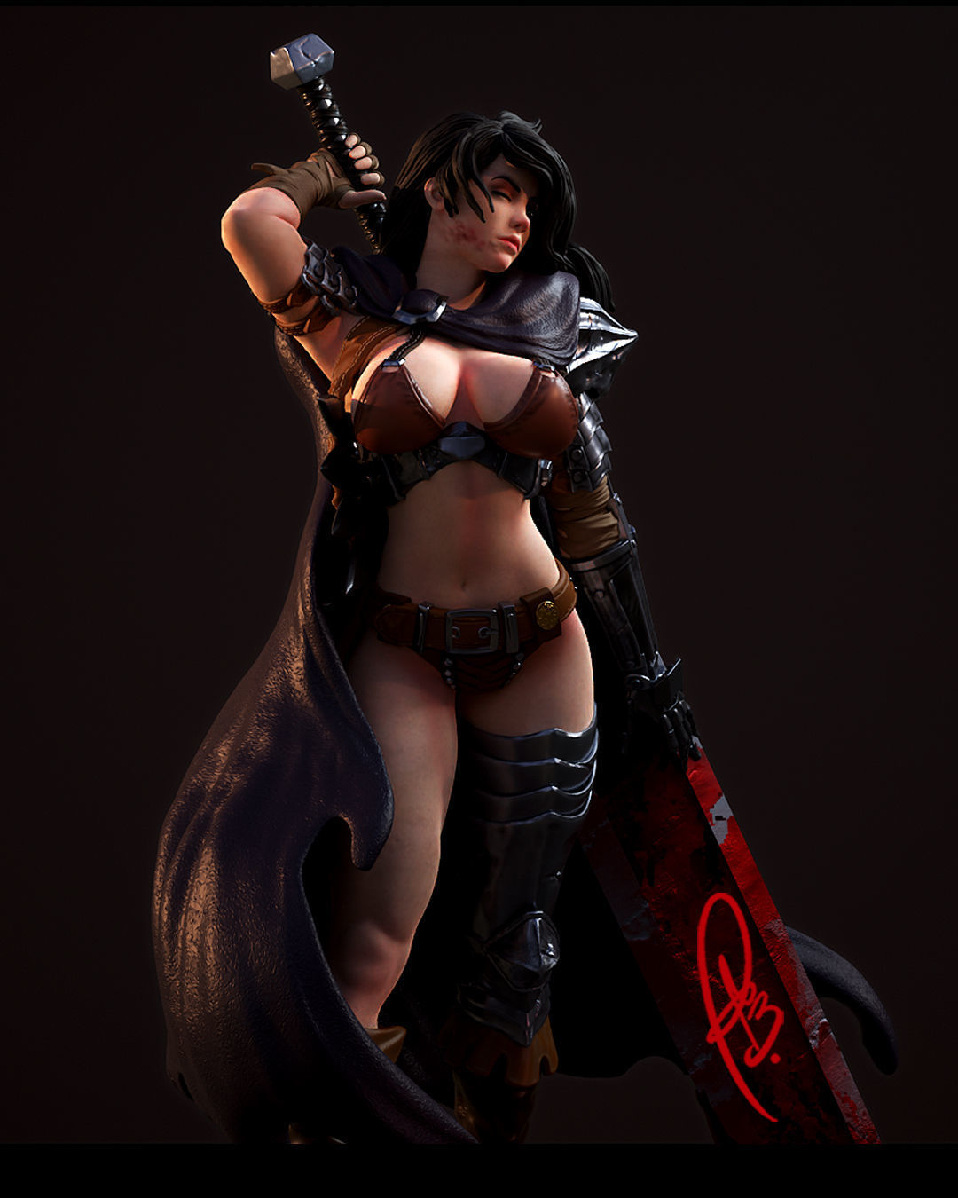 FEMALE GUTS BY CREATIVE GEEK MB 3D print model_8