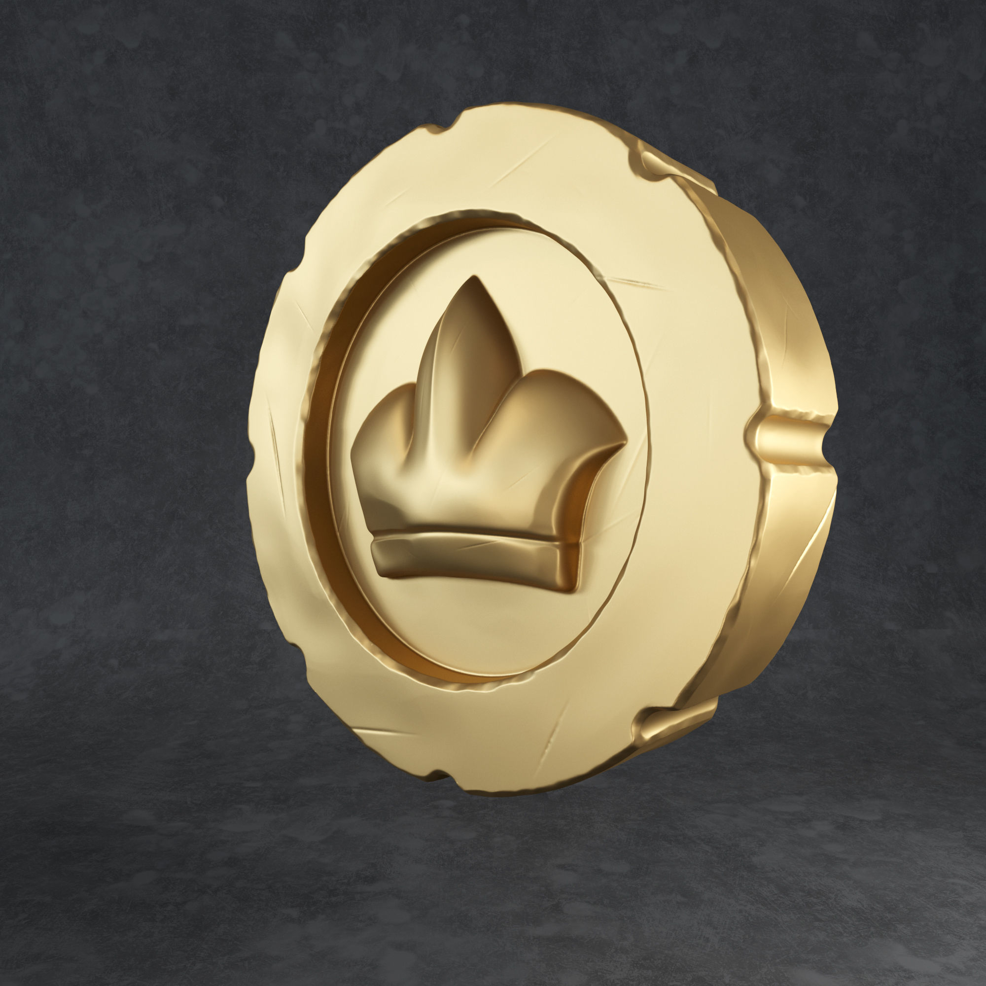 Gold coin for 3d print 3D print model_1
