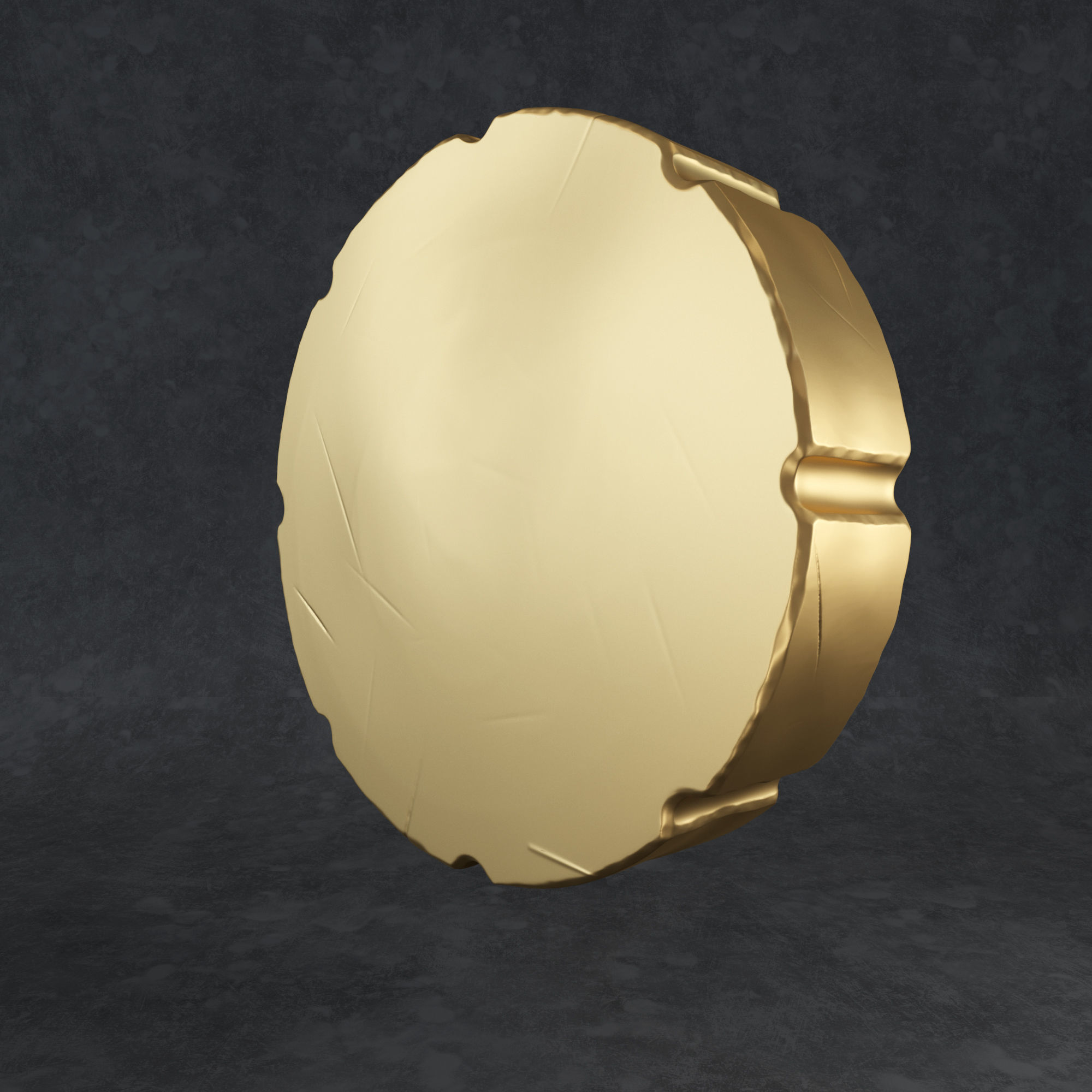 Gold coin for 3d print 3D print model_3