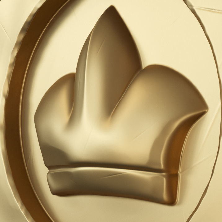 Gold coin for 3d print 3D print model_7