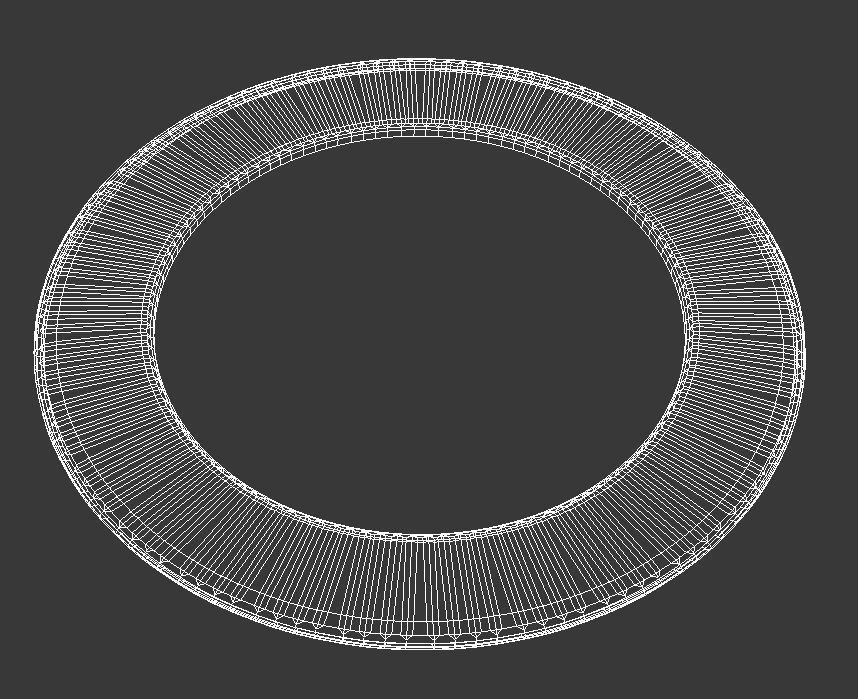 Wooden mirror 3D model_12