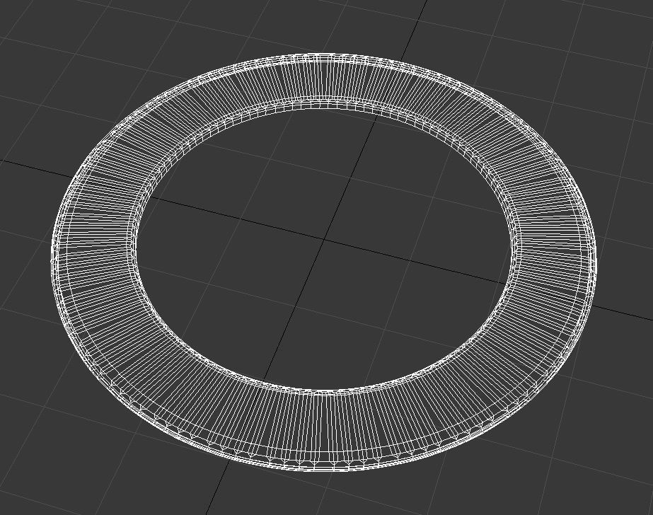 Wooden mirror 3D model_11