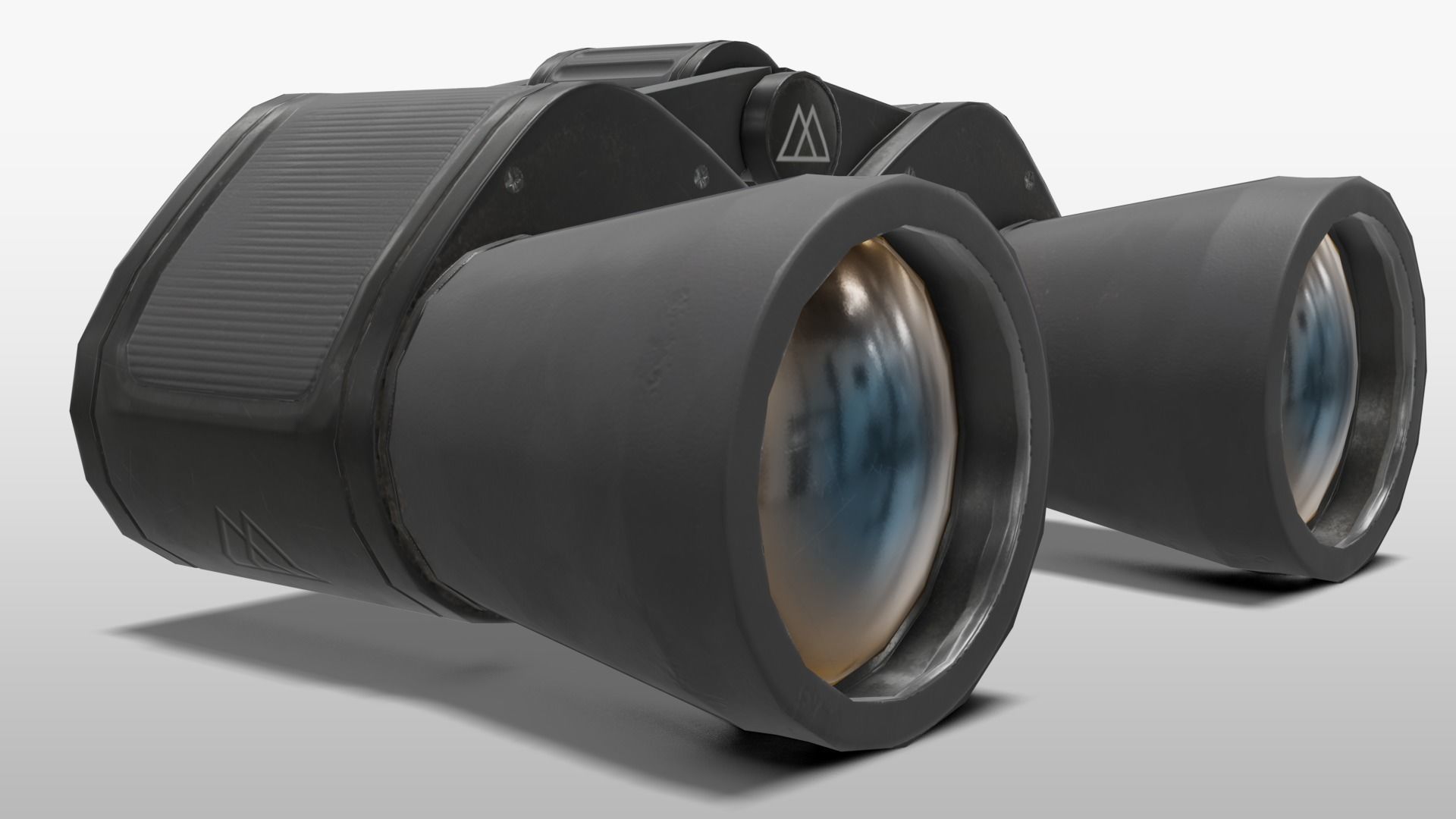Generic Binoculars Low-poly 3D model_2