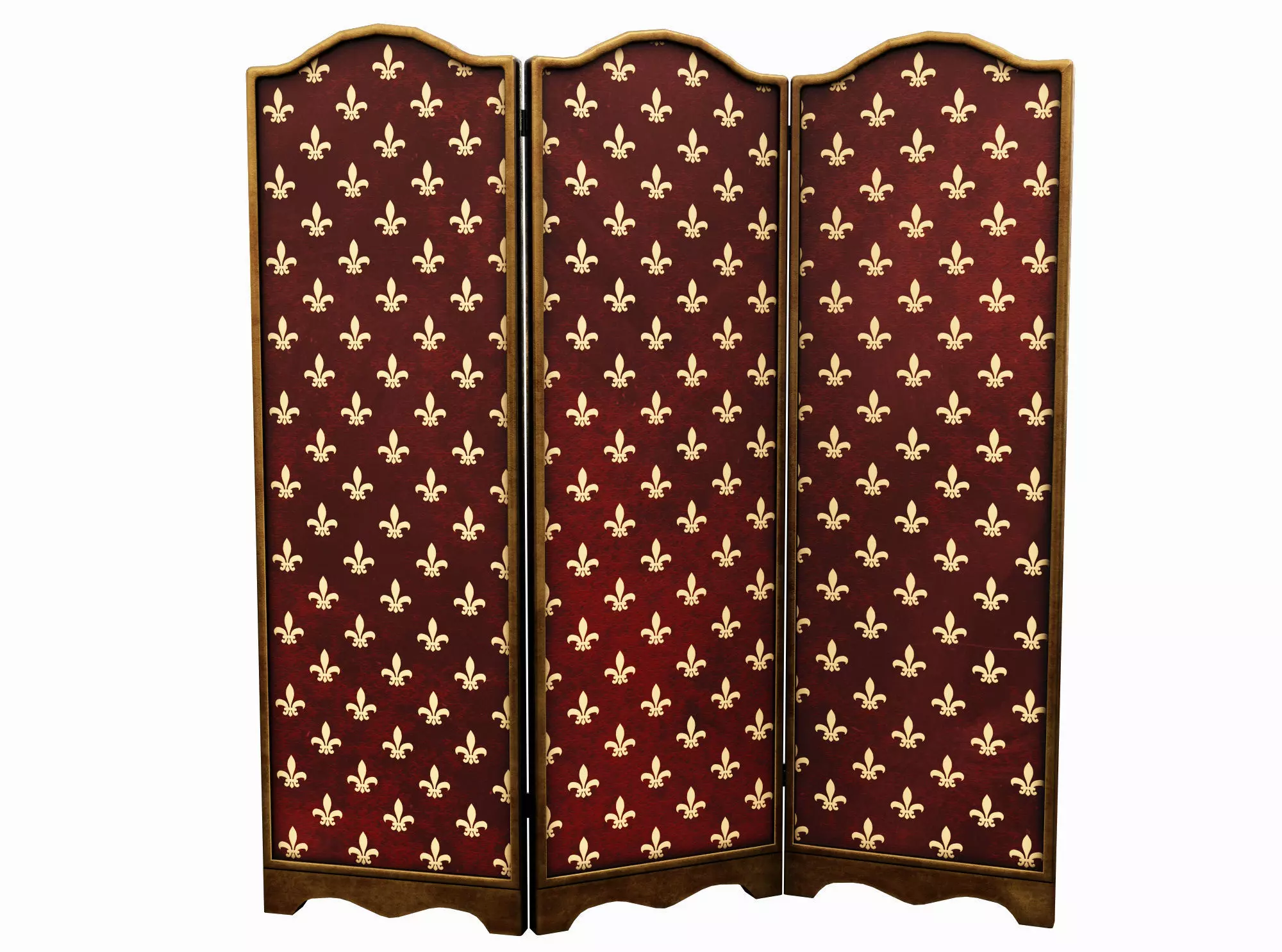 Seperator Medieval  Low-poly 3D model_0