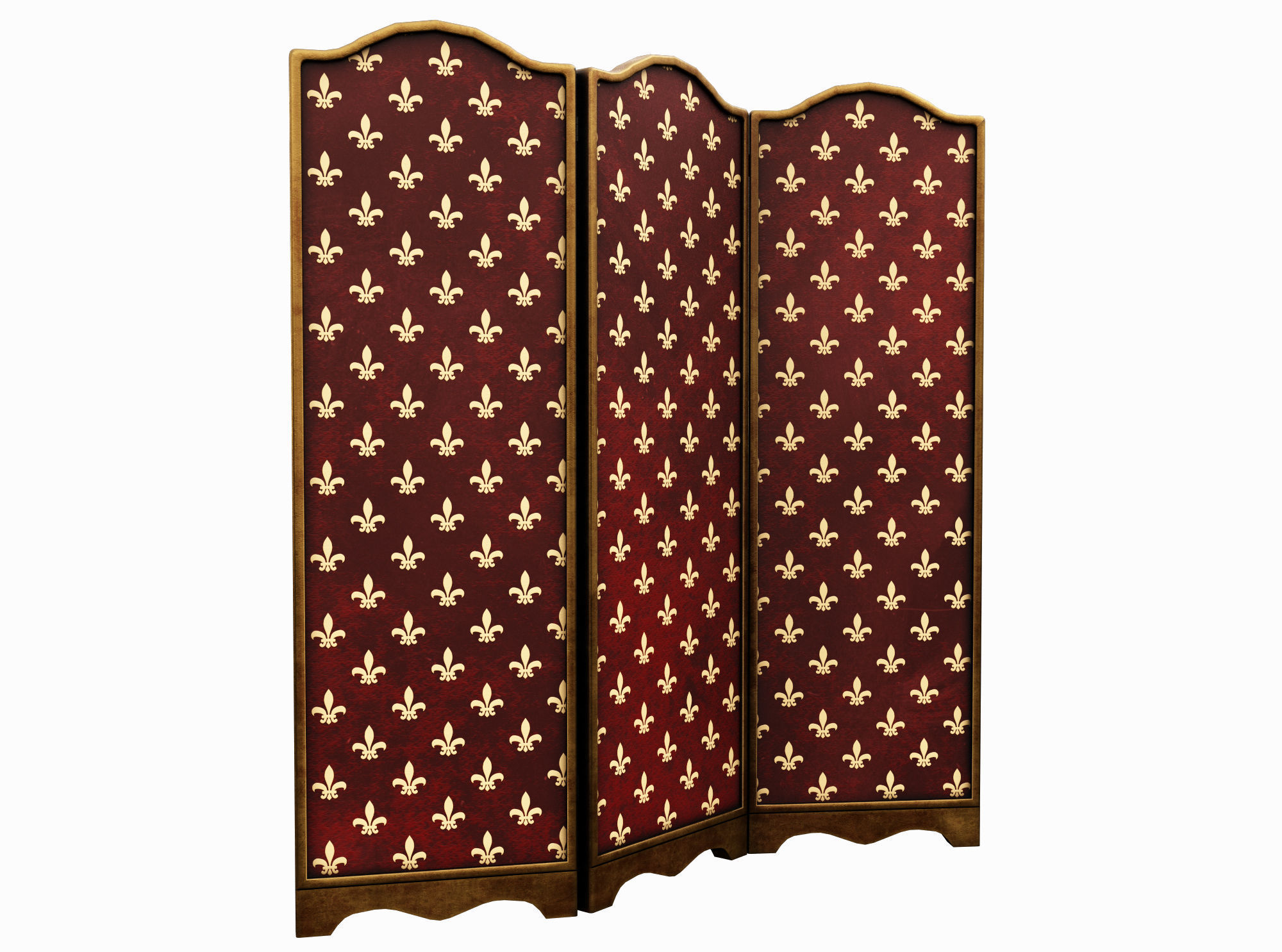 Seperator Medieval  Low-poly 3D model_1