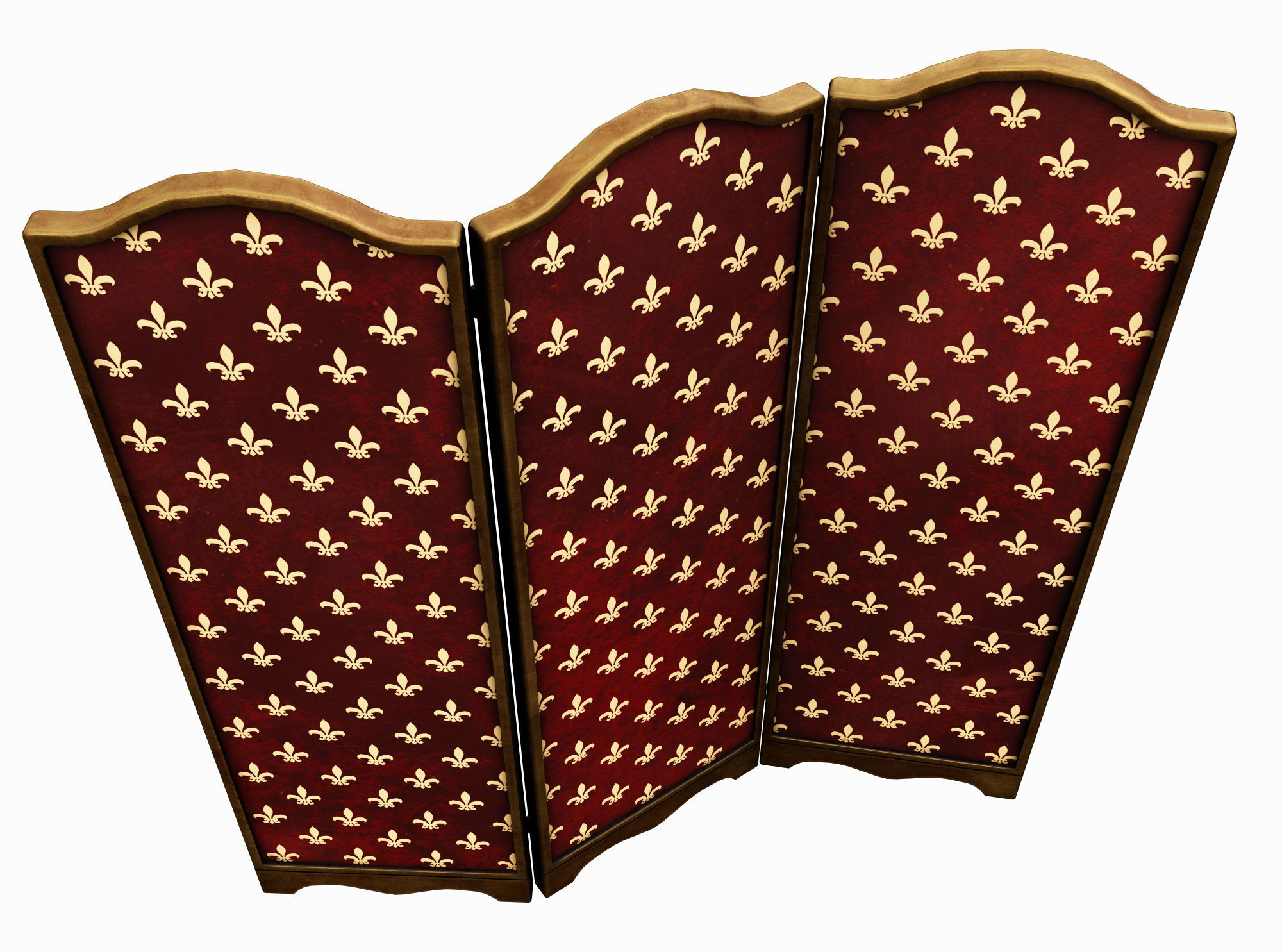 Seperator Medieval  Low-poly 3D model_3