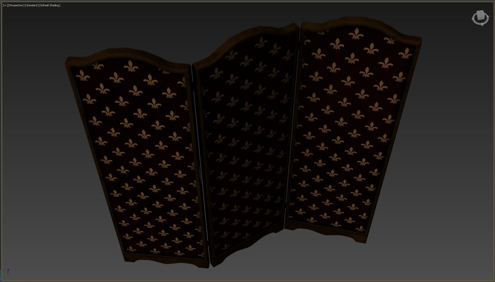 Seperator Medieval  Low-poly 3D model_4