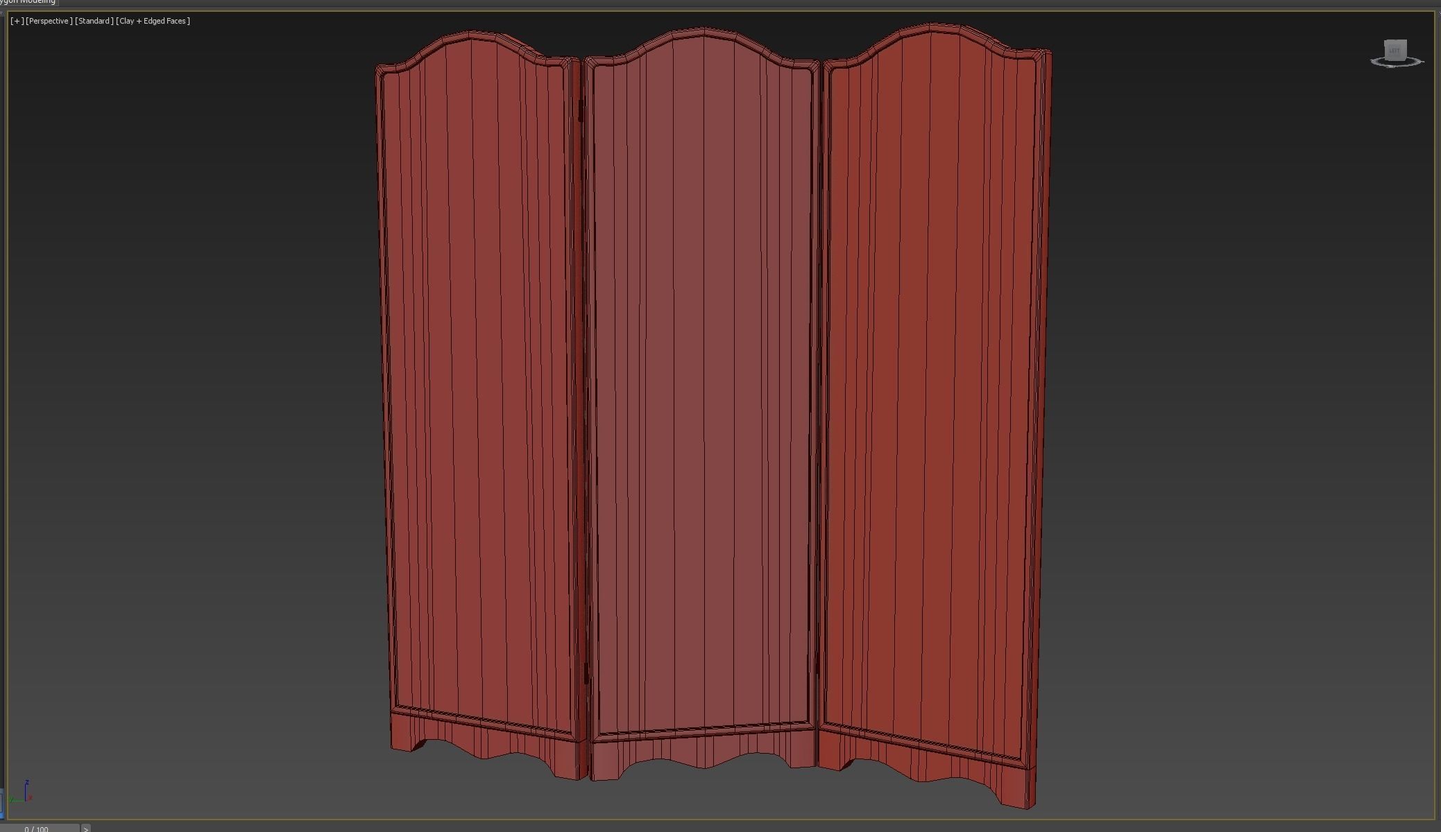 Seperator Medieval  Low-poly 3D model_6