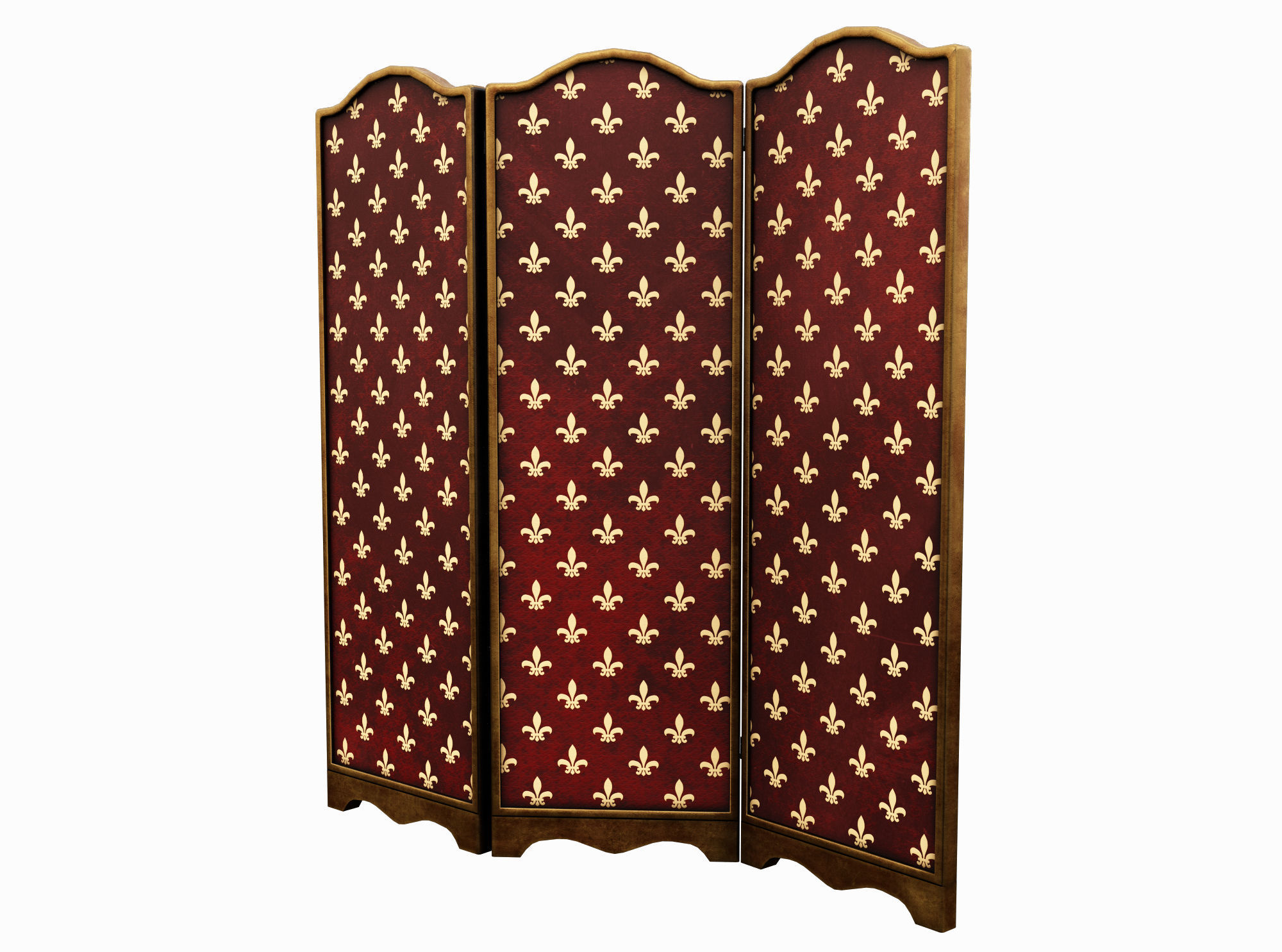 Seperator Medieval  Low-poly 3D model_2