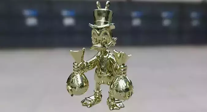 Scrooge McDuck 3D print model