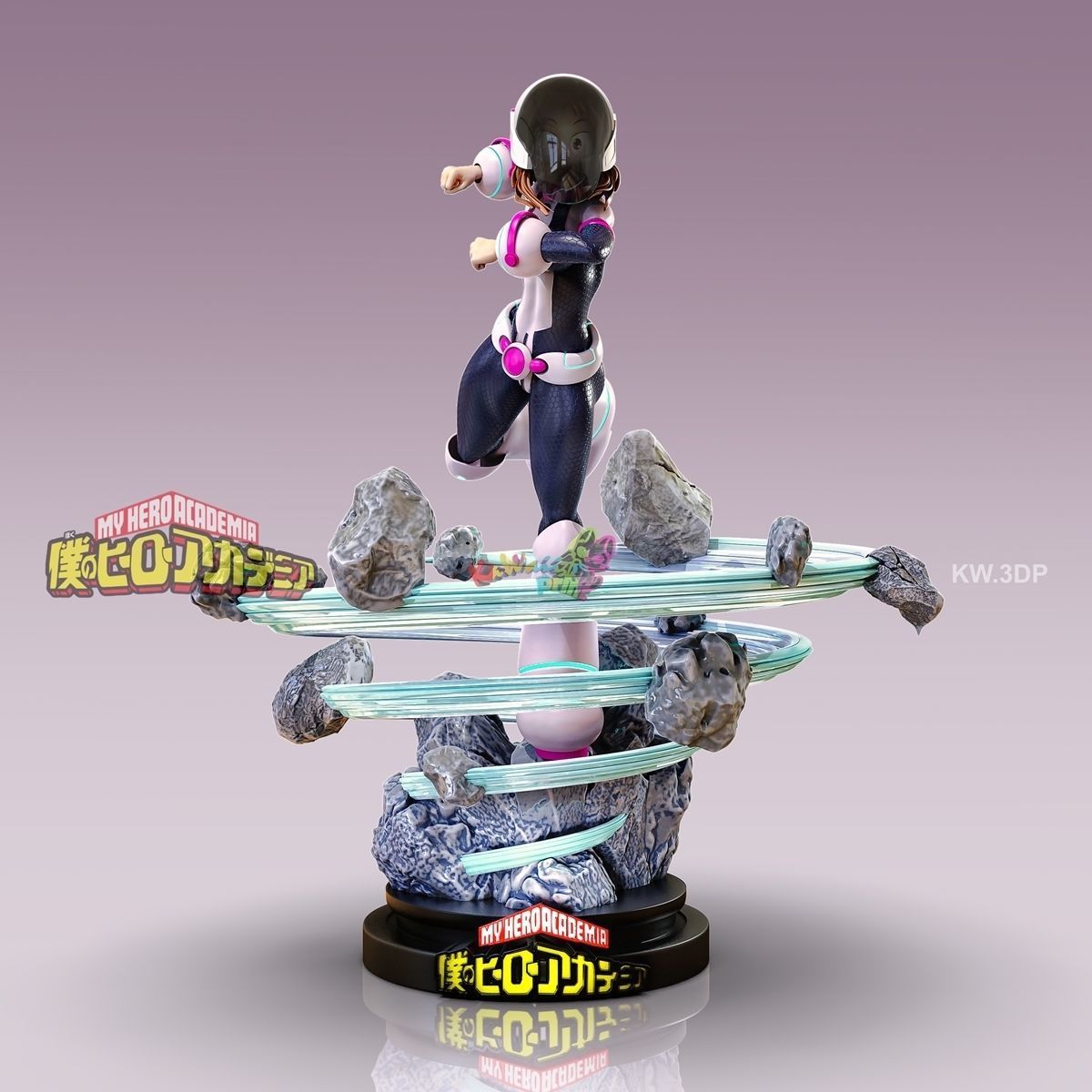 Uraraka hercules - my little pony figurine 3D print model_1