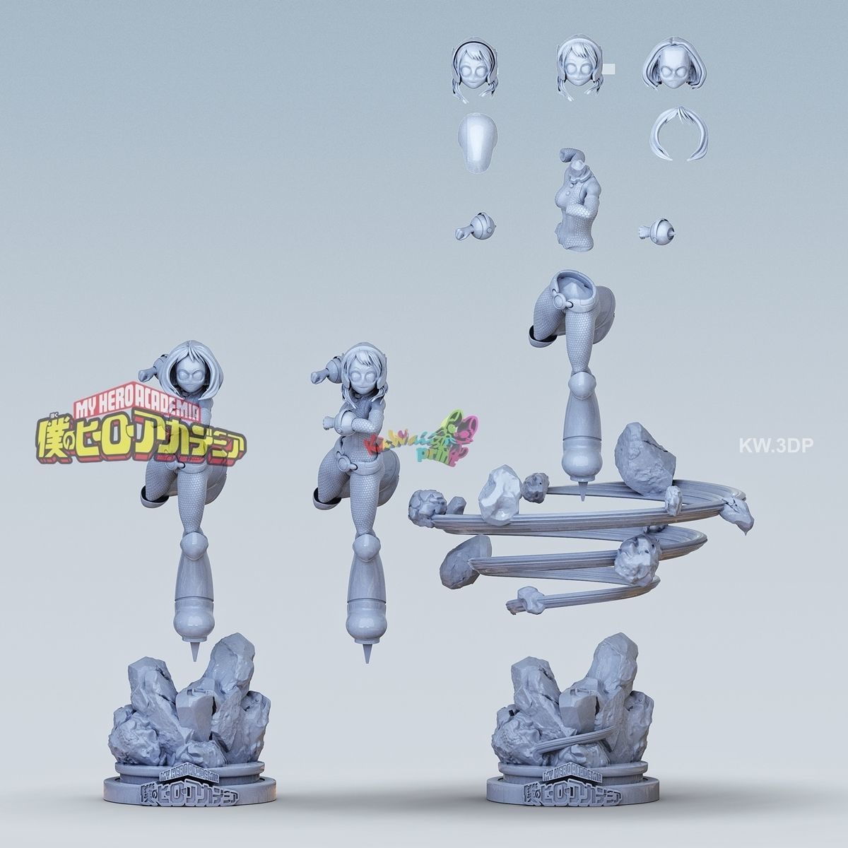 Uraraka hercules - my little pony figurine 3D print model_15