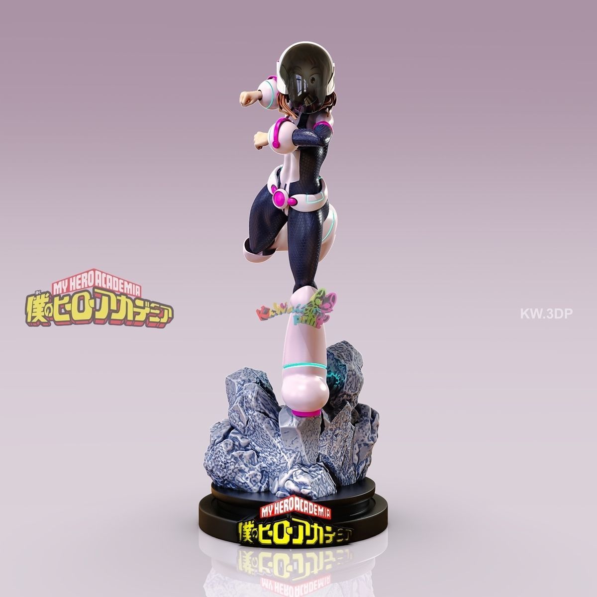 Uraraka hercules - my little pony figurine 3D print model_3