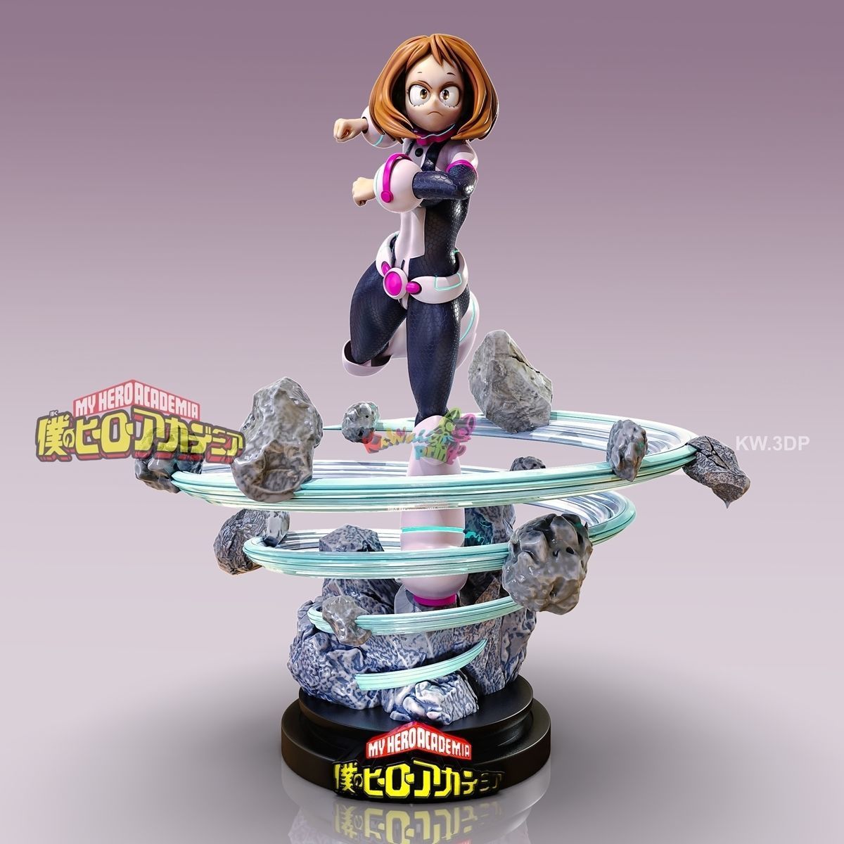 Uraraka hercules - my little pony figurine 3D print model_2