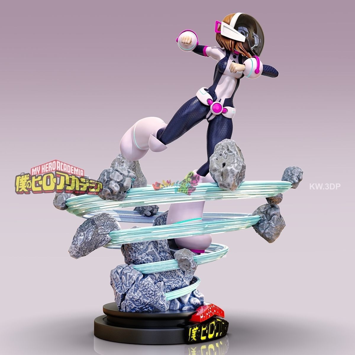 Uraraka hercules - my little pony figurine 3D print model_7