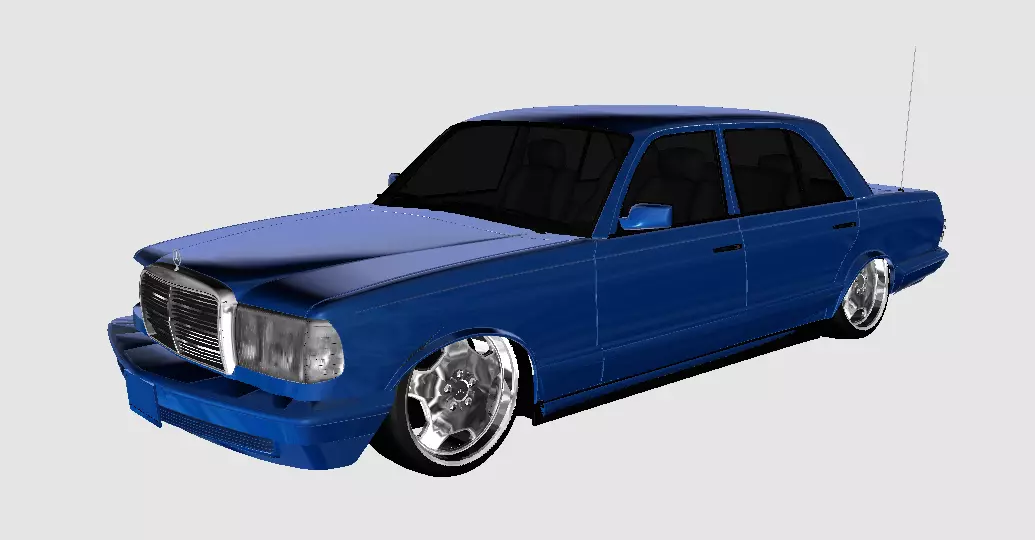 MERCEDES BENZ W123 3D model