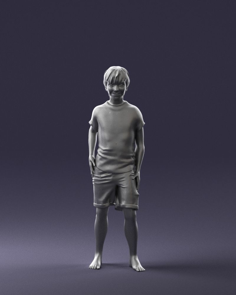 Boy  in pose 0243 3D model_37
